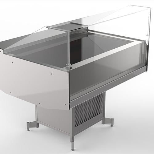 Idra Display Counter, 0/+2°C, R290, Self/Serve-Over