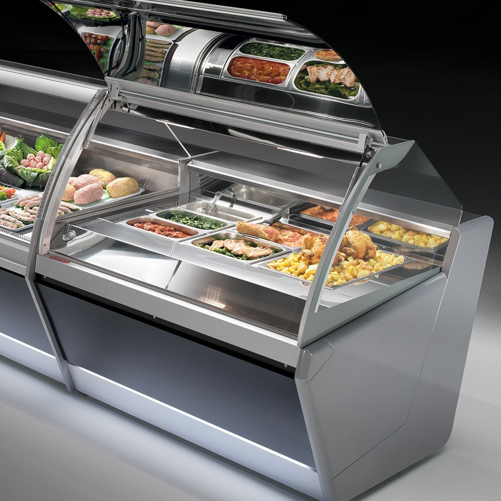 Marte 2 Open Island Counter, 0/+2°C, Modular