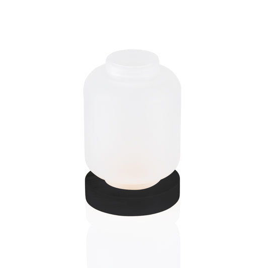 Yuyu Glass Candle Holder Frosted White, Ø90 mm