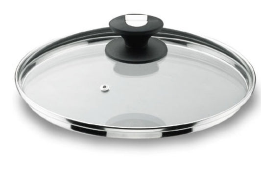 Glass Lid with Steam Vent, 28 cm, Tempered Glass