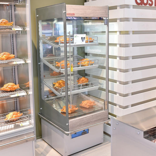 Vertical Hot Display Cabinet, 186 L, +65°C