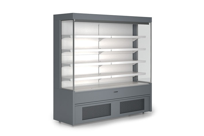 Vera Slimline Open Multideck Refrigerator, 4 Shelves