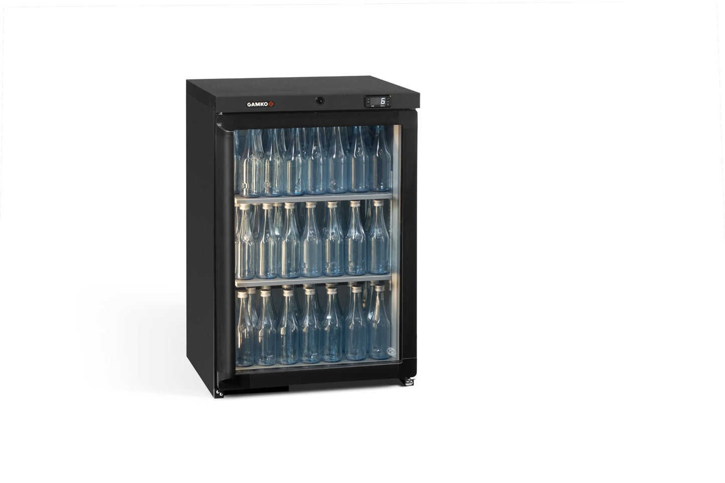 Backbar Bottle Cooler, 147 L, 2/18°C, Glass Door