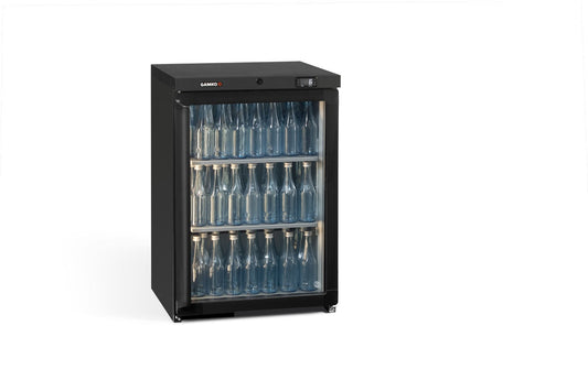Backbar Bottle Cooler, 147 L, 2/18°C, Glass Door