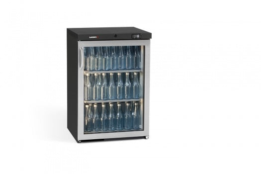 Backbar Bottle Cooler, 147 L, +2/+18°C, Glass Door