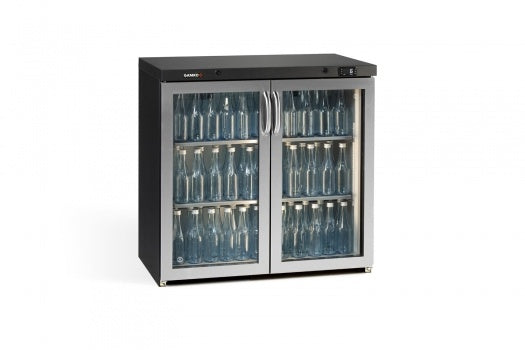 Backbar Bottle Cooler, 234 L, 2 Glass Doors, +2/+18°C