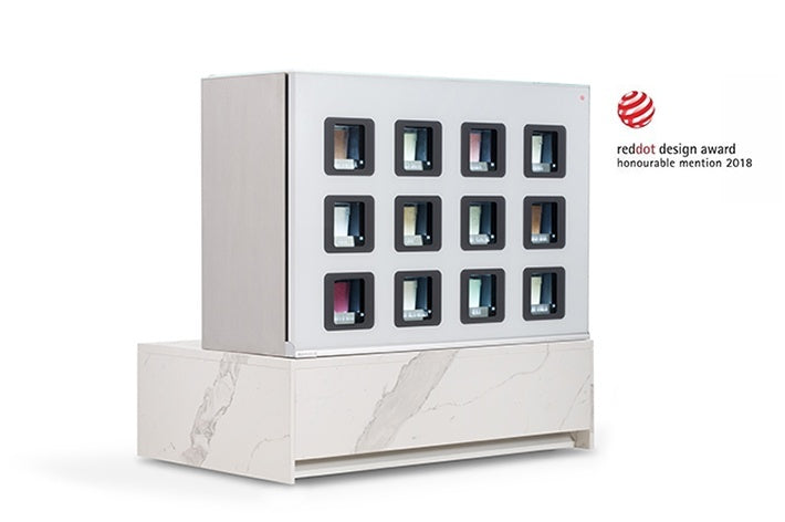 Insù Gelato Serve-Over Display Counter, Upright
