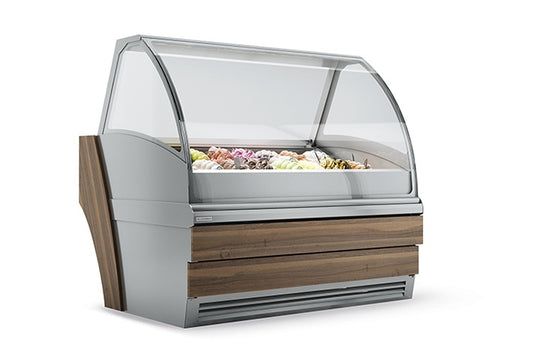 Sagitta Gelato Display Counter, up to 24 Pans