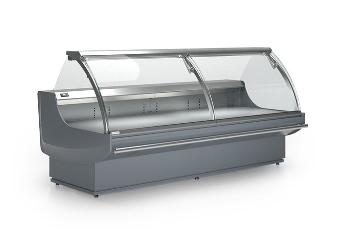 Refrigerated Serve-Over Counter, Spherical Glass, Remote