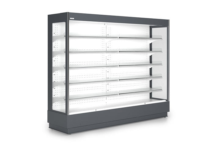 Hercules Open Multi-Deck Refrigerator, Remote, 4 Shelves