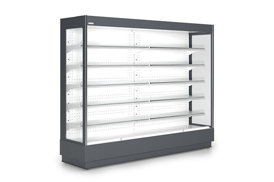 Hercules Open Multi-Deck Refrigerator, Remote, 4 Shelves