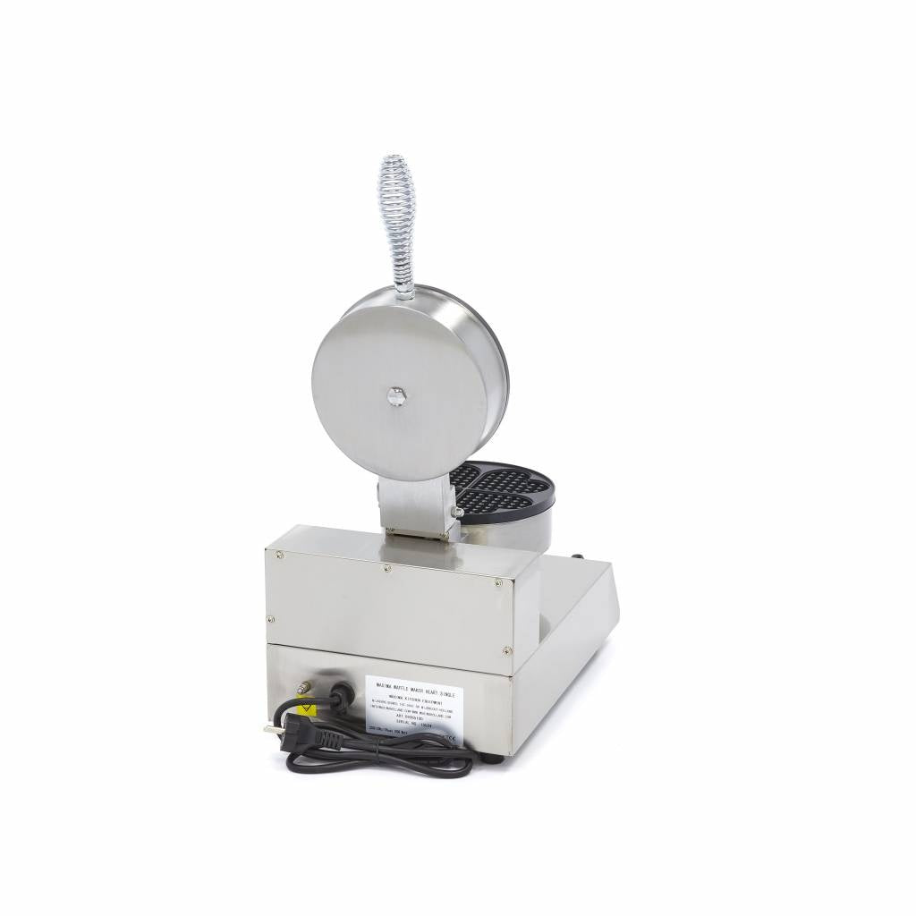 Heart Waffle Maker, 4 Pcs, 1 kW, 50-300°C
