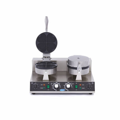 Double Heart Waffle Maker, 8 Hearts, 2 kW