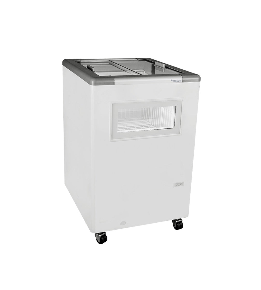Chest Ice Cream Freezer, Glass Lid, 136 L, -24/-16°C