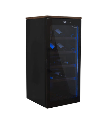 Wine Cave, Glass Door, Wood Shelves, R290