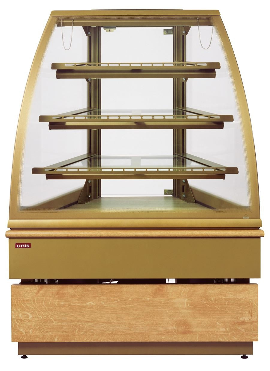 Georgia III Corner Display Cabinet, 45°, 1320 mm