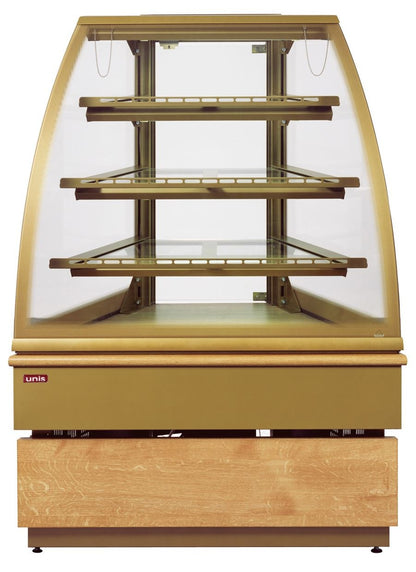 Georgia III Corner Display Cabinet, 45°, 1320 mm