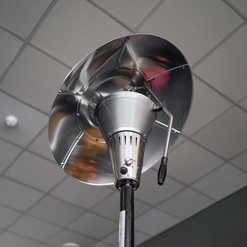 Freestanding Gas Patio Heater, 13 kW, 16 m²
