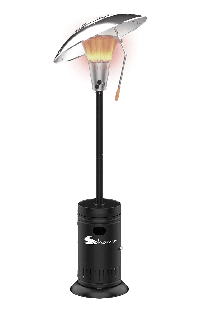 Freestanding Gas Patio Heater, 13 kW, 16 m²