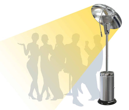 Sahara Gas Patio Heater, 15 kW, 18 m², White