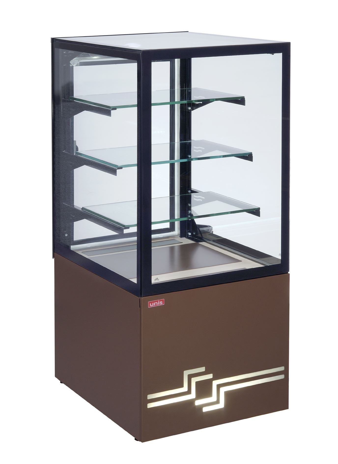 Cube Pastry Display Showcase, +4/+8°C, LED