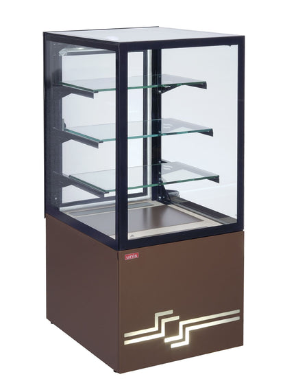 Cube Pastry Display Showcase, +4/+8°C, LED