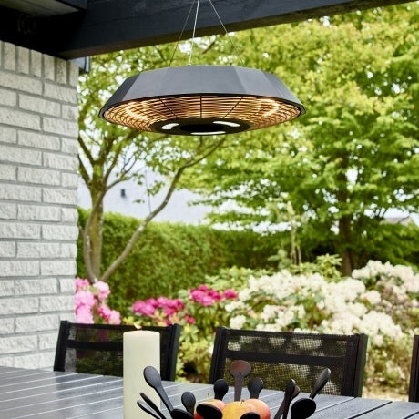 Ceiling Infrared Patio Heater with LED, 2 kW, IP24