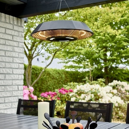 Ceiling Infrared Patio Heater with LED, 2 kW, IP24