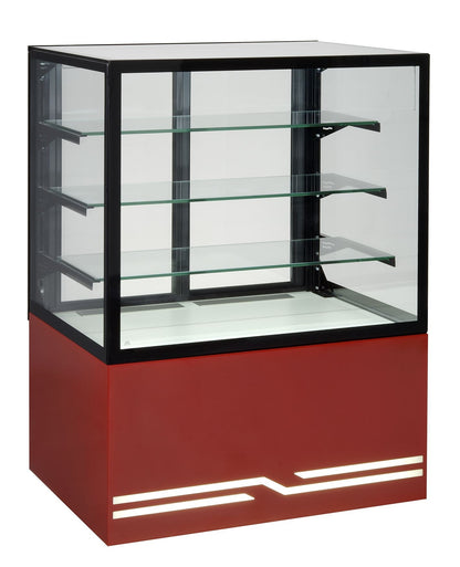 Cube Pastry Display Showcase, +4/+8°C, LED