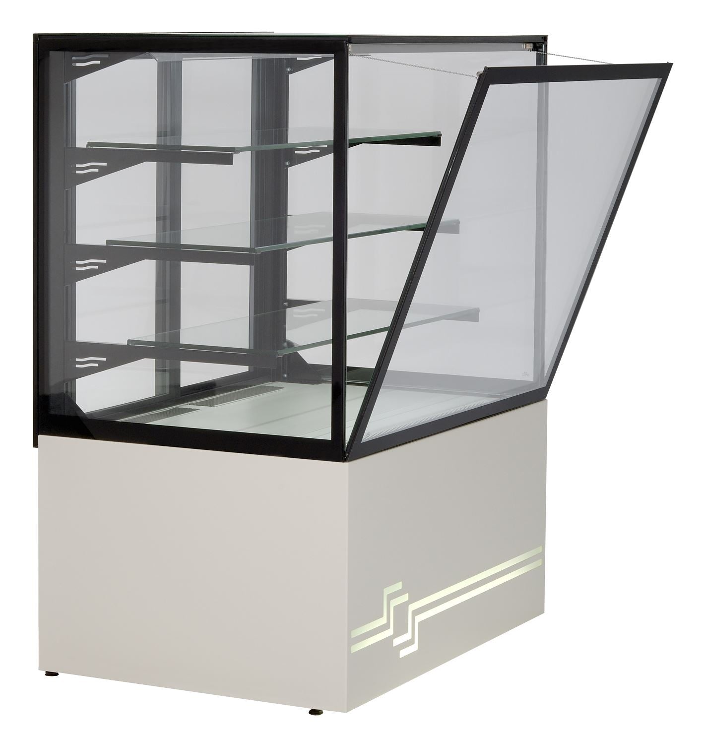 Cube Pastry Display Showcase, +4/+8°C, LED