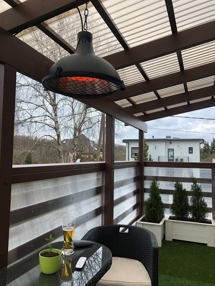 Retro Ceiling Infrared Heater, 2.1 kW, IP45