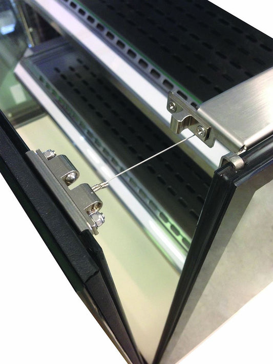 Static Pastry Display Cabinet, +4/+8°C, 3 Shelves