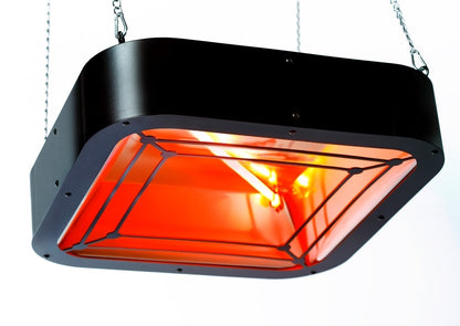 Ceiling Infrared Heater, 2 kW, IP65, 9 m²