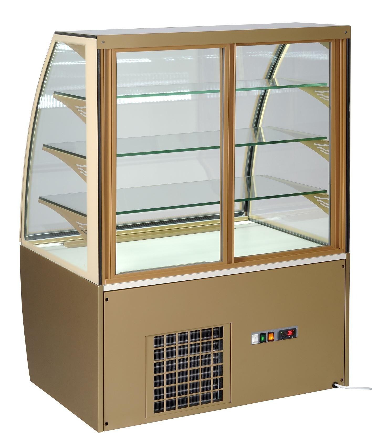 Pastry Display Cabinet, 3 Shelves, 4–8 °C