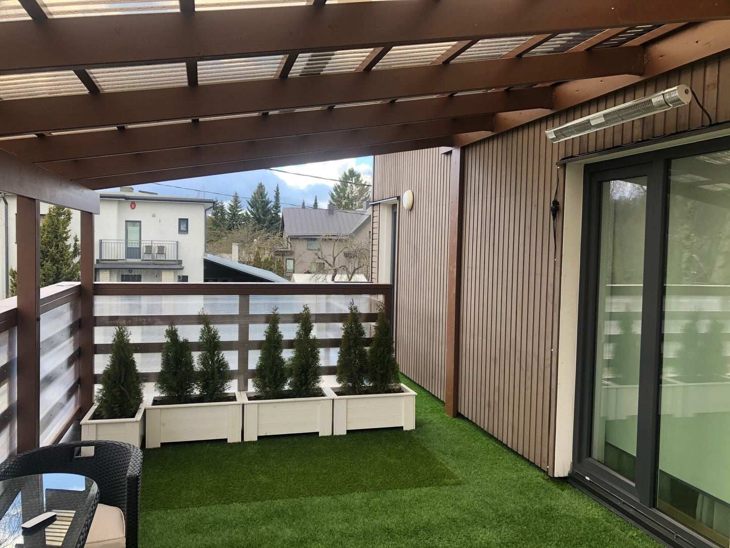 Infrared Patio Heater, 3 kW, 26 m², IP65