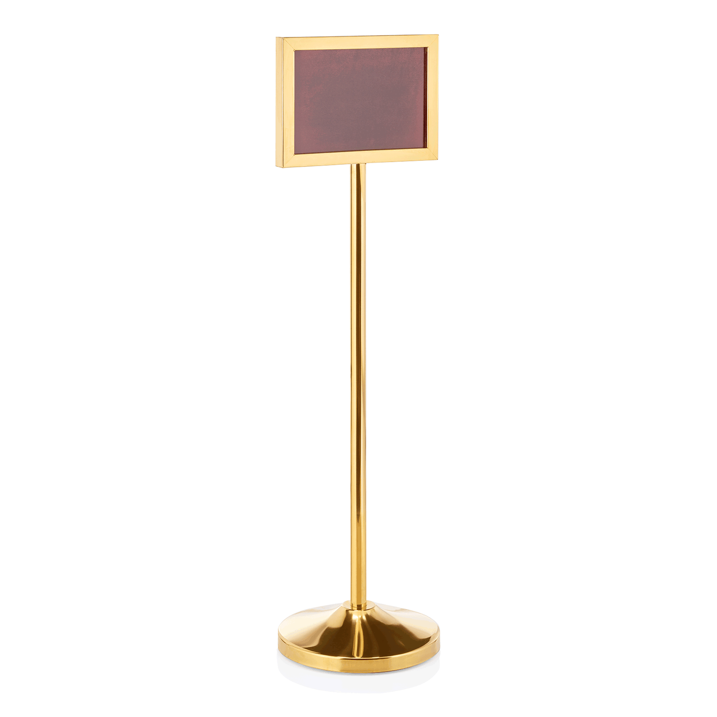 Was Info Stand A4 Landscape, 1200 mm, Titanium Gold