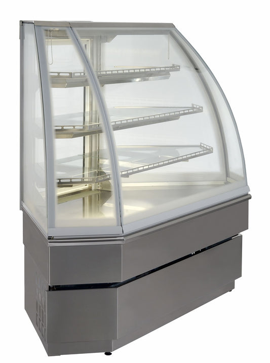 Georgia III Corner Pastry Cabinet, 90°, +2/+10°C