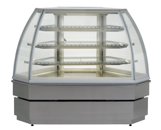 Georgia III Corner Pastry Cabinet, 90°, +2/+10°C