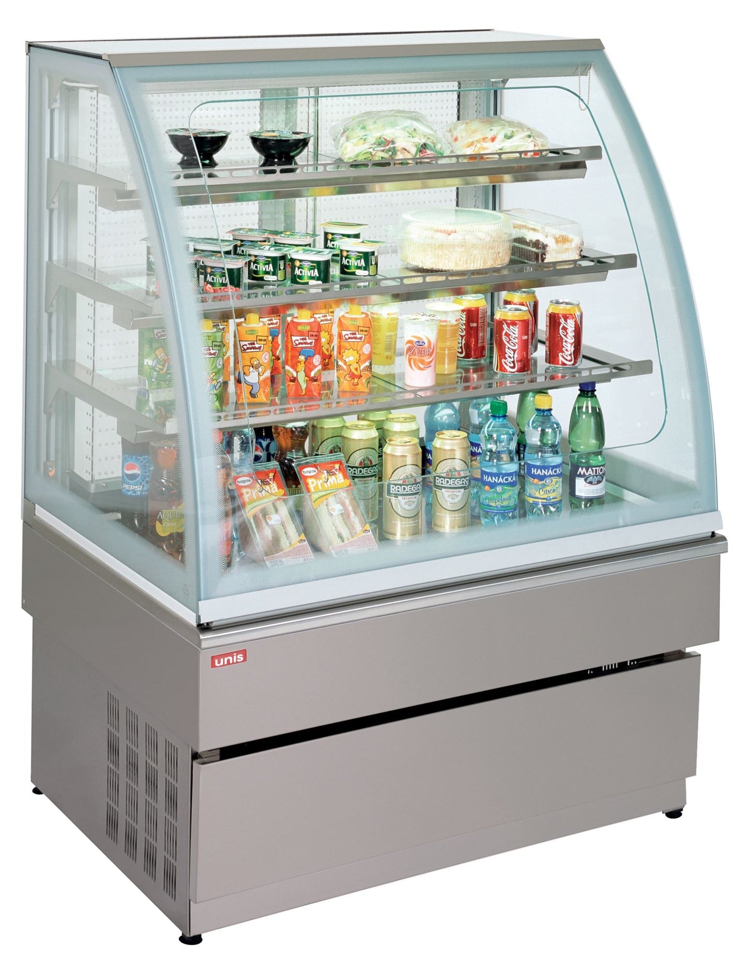 Georgia III Pastry Display Case, 4/8°C, Self-Service