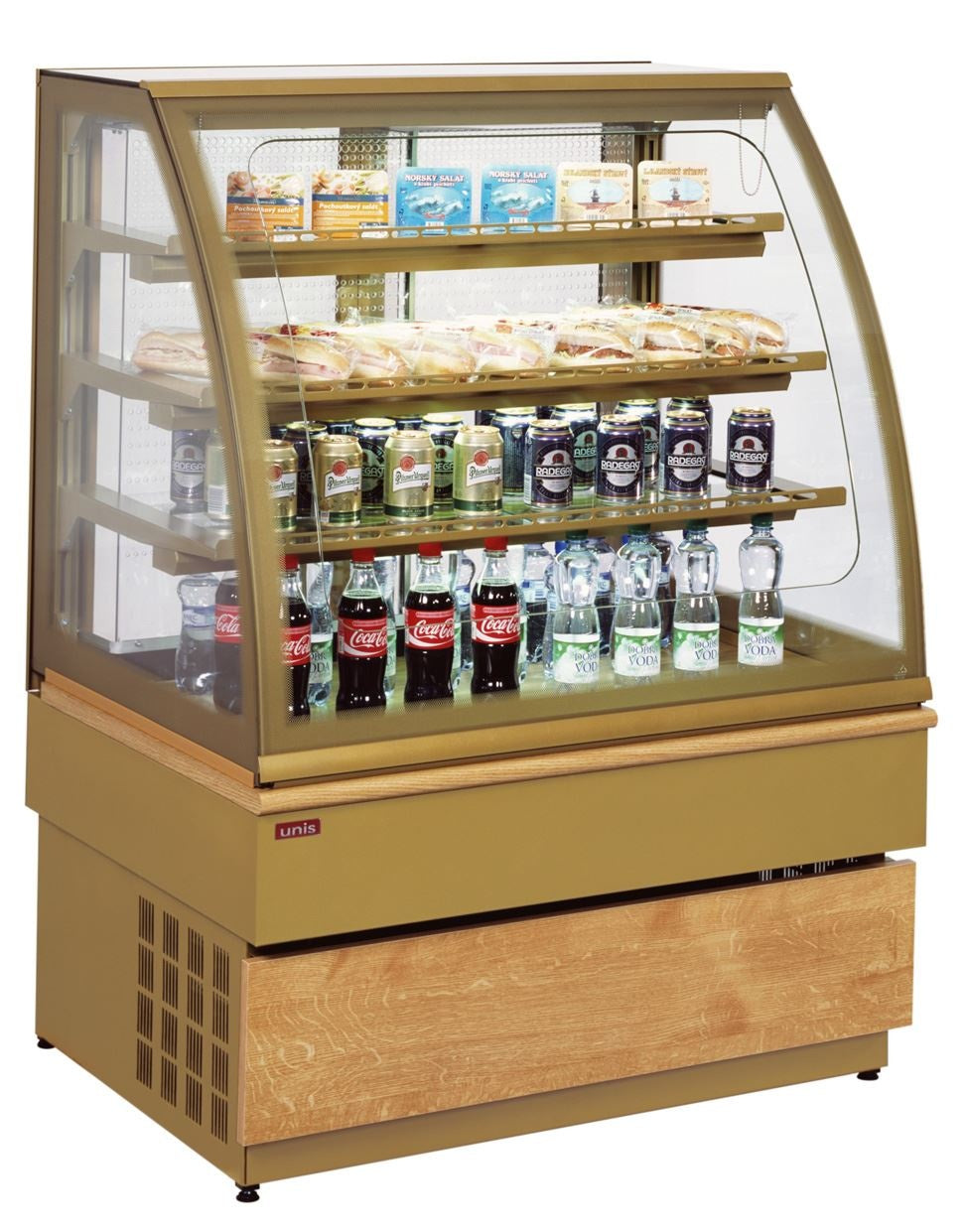 Georgia III Pastry Display Case, 4/8°C, Self-Service