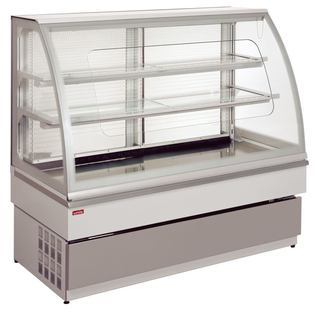 Georgia III Pastry Display Case, 4/8°C, Self-Service