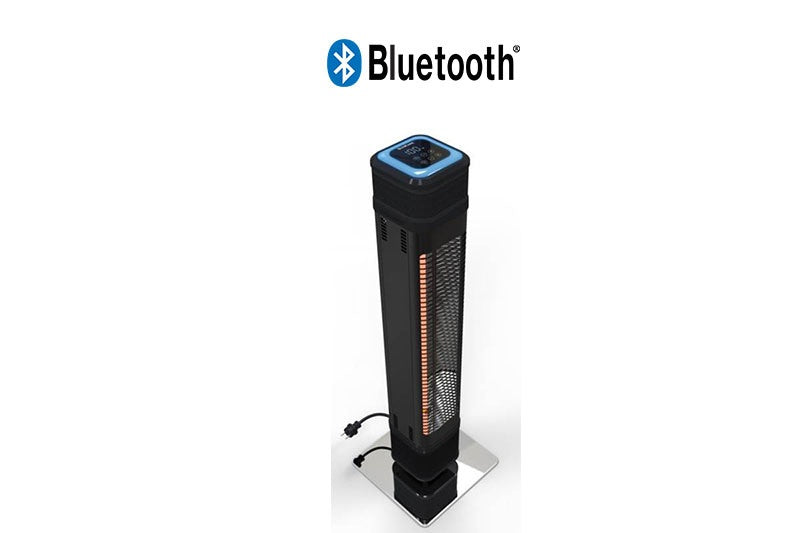Tower Infrared Patio Heater, 2 kW, IP65, Bluetooth