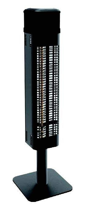 Infrared Tower Patio Heater, 2.2 kW, IP65