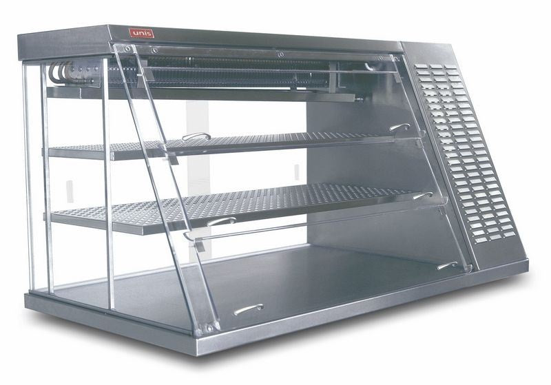 Refrigerated Countertop Showcase, 2 Shelves, +2/+12°C