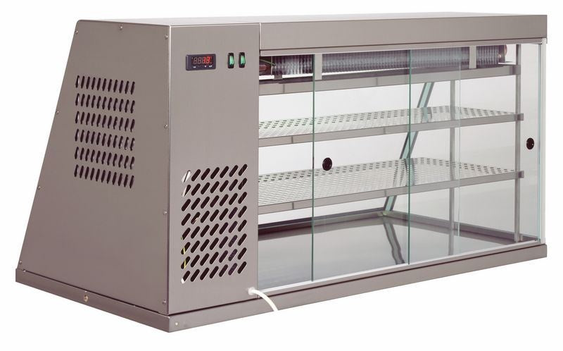 Refrigerated Countertop Showcase, 2 Shelves, +2/+12°C