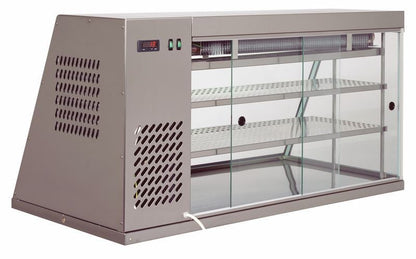 Refrigerated Countertop Showcase, 2 Shelves, +2/+12°C