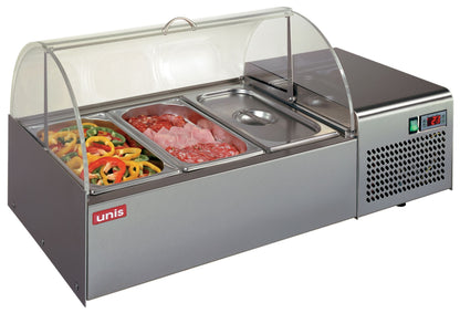 Refrigerated Ingredient Showcase, GN 1/3, 100-140 cm
