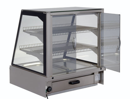 Hot Food Warmer Display Case, 2.13 kW, +30/+85°C