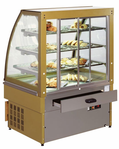 Georgia III Heated Serve-Over Counter, +30/+90°C