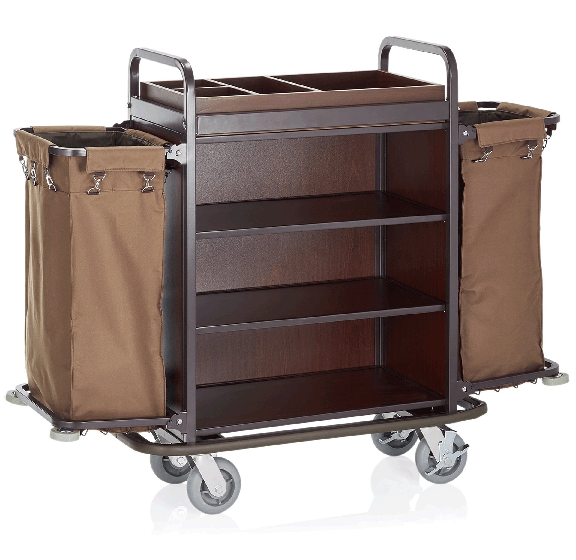 Was Room Service Trolley with Wood Panels, 1460×500×1200 mm